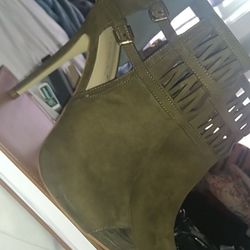 Olive Green Heeels