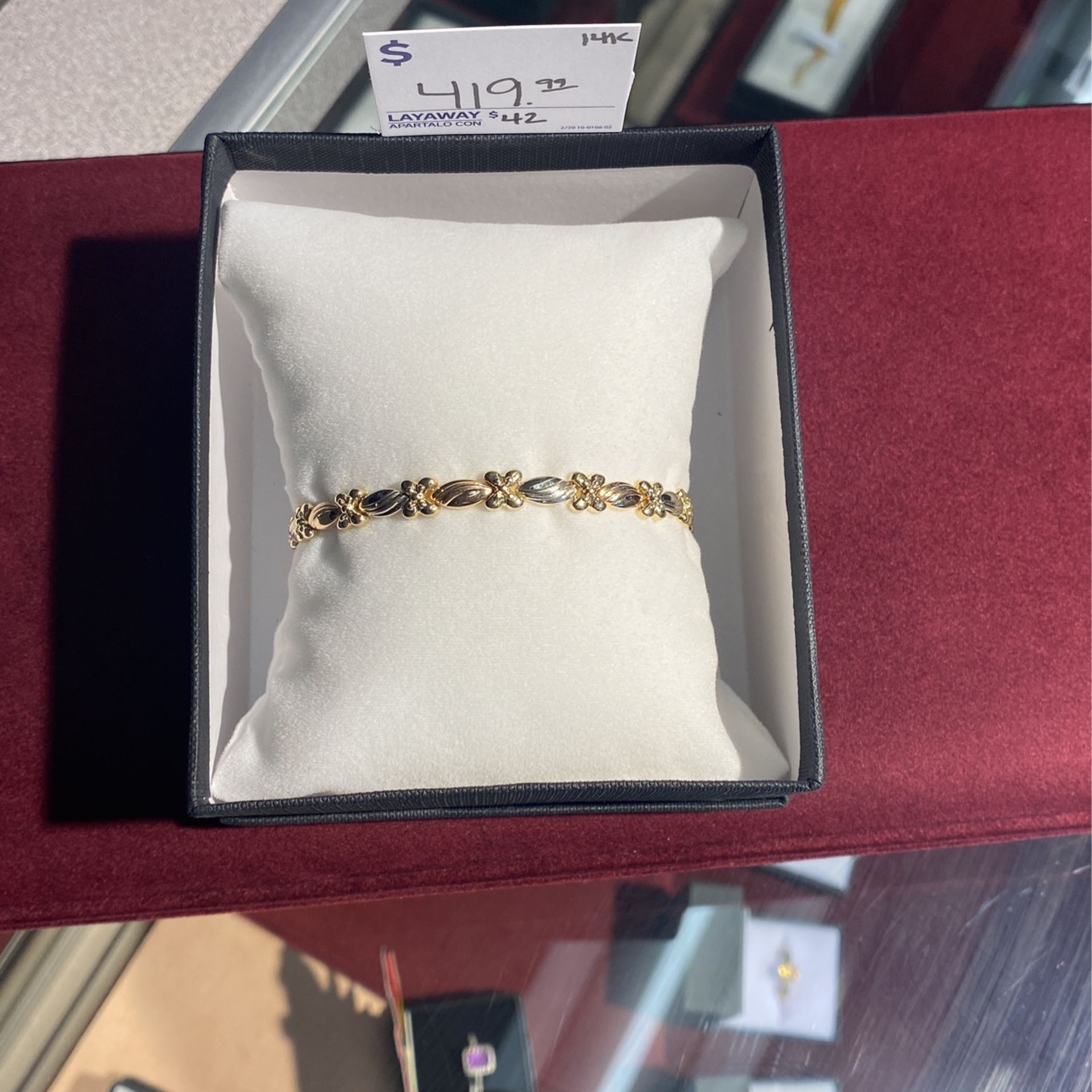 Bracelet Tri color 14k