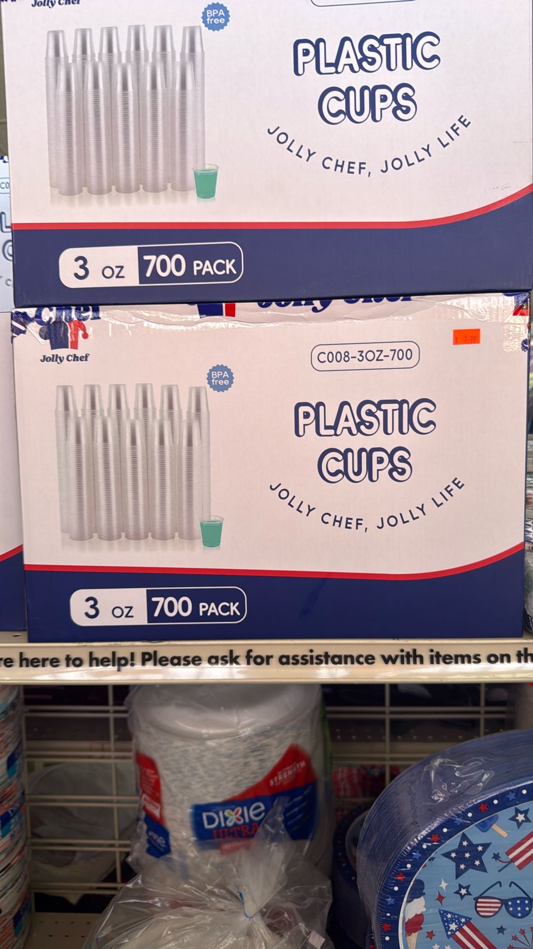 3 Ounce Plastic Cups 700 Pack