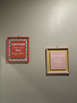 Girls room wall decoration