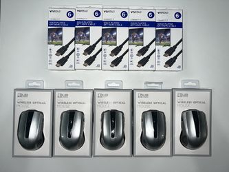 Lot Of Mouses & HDMI Cables