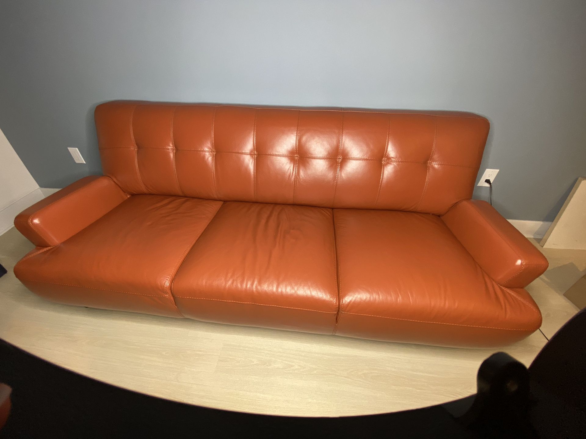 Geniune leather couch