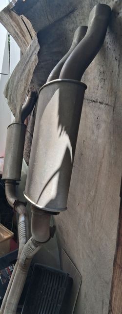 87 C4 Corvette rear part of the muffler