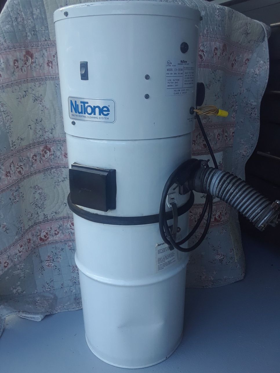 NuTone CV353W central vacuum unit