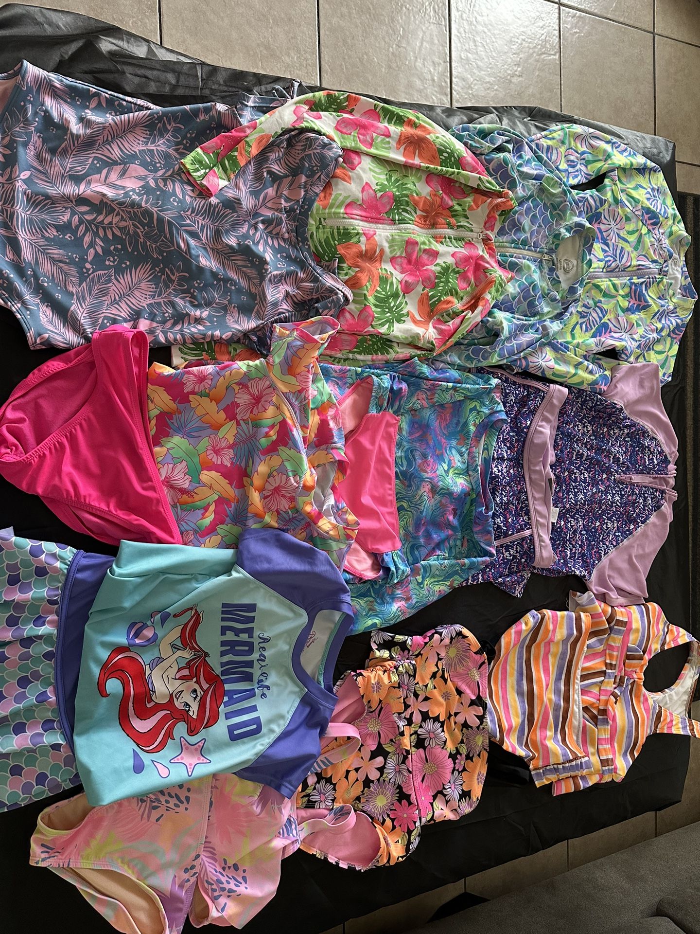 Girls Size 10/12 Bathing Suit Bundle