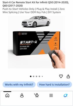 Start-X Remote Start Kit for Infiniti Q50