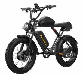 Bluvall K10 Full Suspension Electric Bike 35MPH max speed