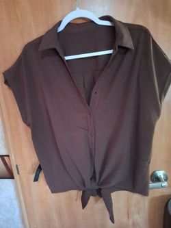 Brown shirt large