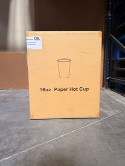 16oz Doodle Paper Hot Cup Case (1000 Count)