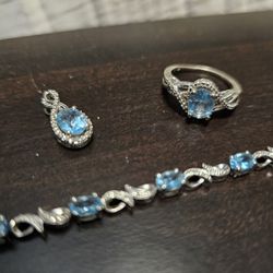 Blue Topaz Set