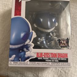 Yu Gu Oh Blue Eyes Toon Dragon Funko Pop 25Th Anniversary