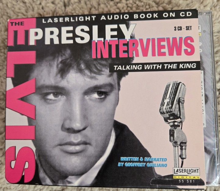 Elvis Presley Audio interviews -3 pk CDs