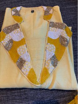 L yellow new kurta only