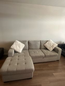 Convertible Sleeper Sofa - Light Gray