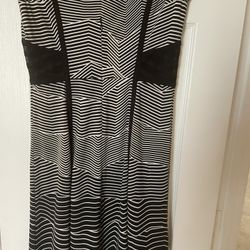 BCBG MAXAZRIA Strips Dress