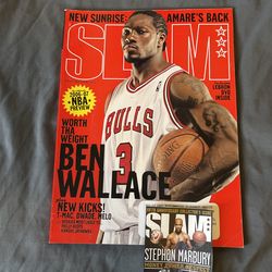 Slam Magazine #103 December 2006 Ben Wallace w/ Lebron DVD
