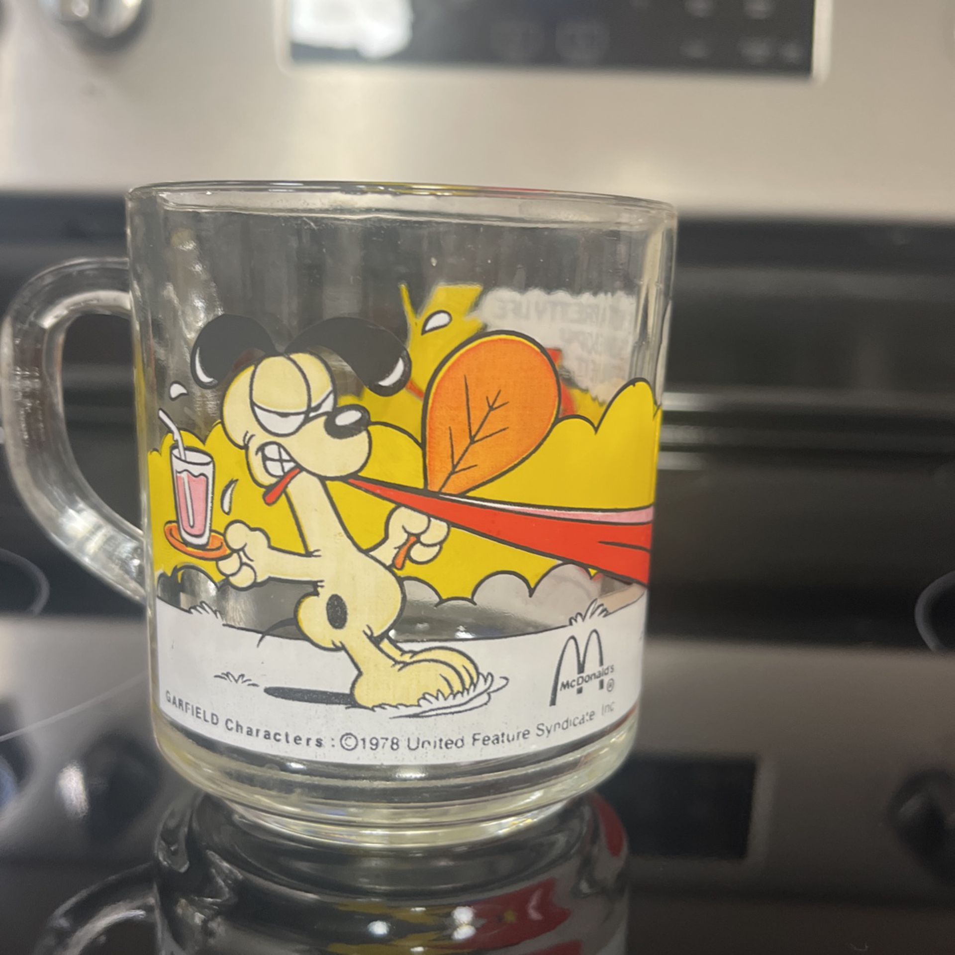 Glass Collection Garfield Coffee Cup 