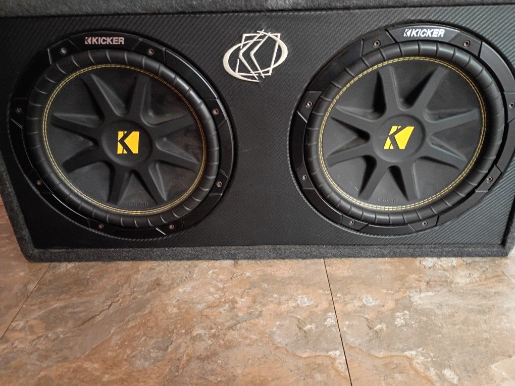 2x 12" Kicker Comps In Ported Box