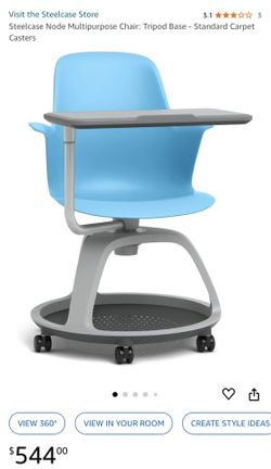 School Swivel Chair And Desk Combo