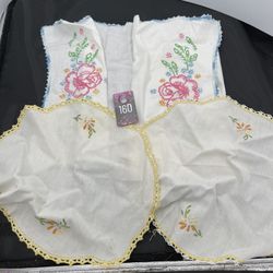 Three Vintage Doilies