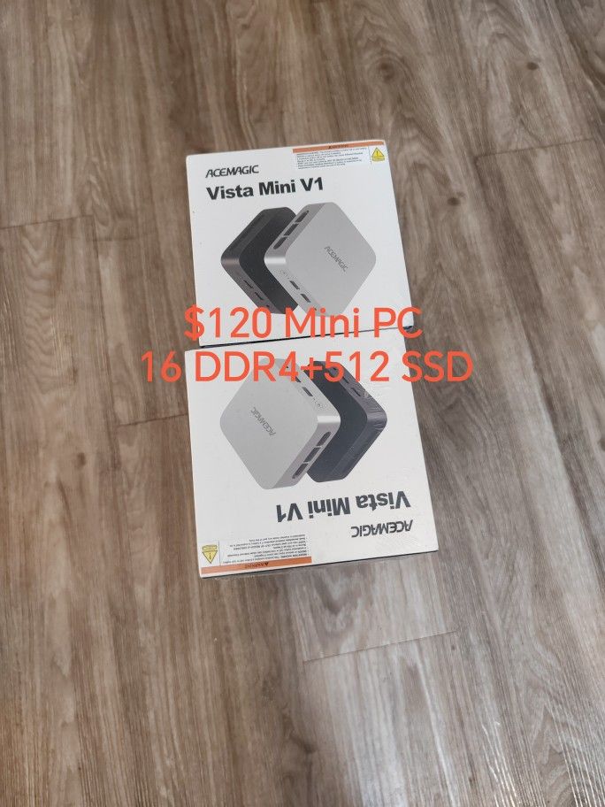 Mini PC Computer ACEMAGIC Vista V1 intel N97(beat N95 N100) 16GB RAM + 512GB SSD WIFI6 DP&HDMI / LAN
for Office Home
