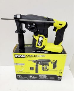 RYOBI
ONE+ HP 18V Brushless Cordless 1 in. SDS-Plus Rotary Hammer Drill (Tool Only NO INCLUYE BATERIA