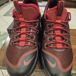 NIKE AIR MAX MOORE SHOES SIZE 8.5 MENS  RUNNING TRAINING RED LACE UP 