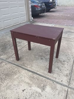 Wood work table