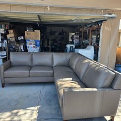 Leather Sectional 