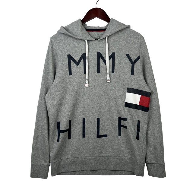 Tommy Hilfiger Men's Big Logo Fleece Hoodie SZ MEDIUM
