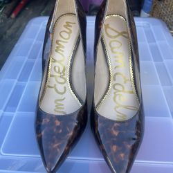 Sam Edelman Hazel Patent Pointed Toe Pum Size 7