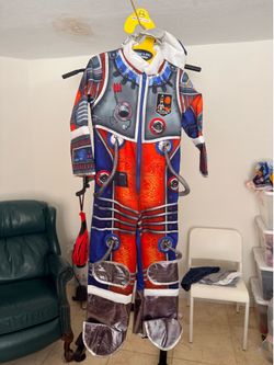 Kids Space Astronaut Halloween Costume – Size 5-6, Like New