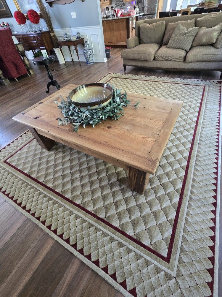 All Wood Coffee Table