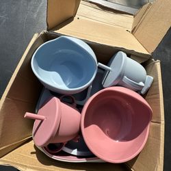 Silicone Baby, Toddler Feeding Sets