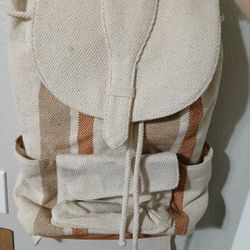 White Back Pack