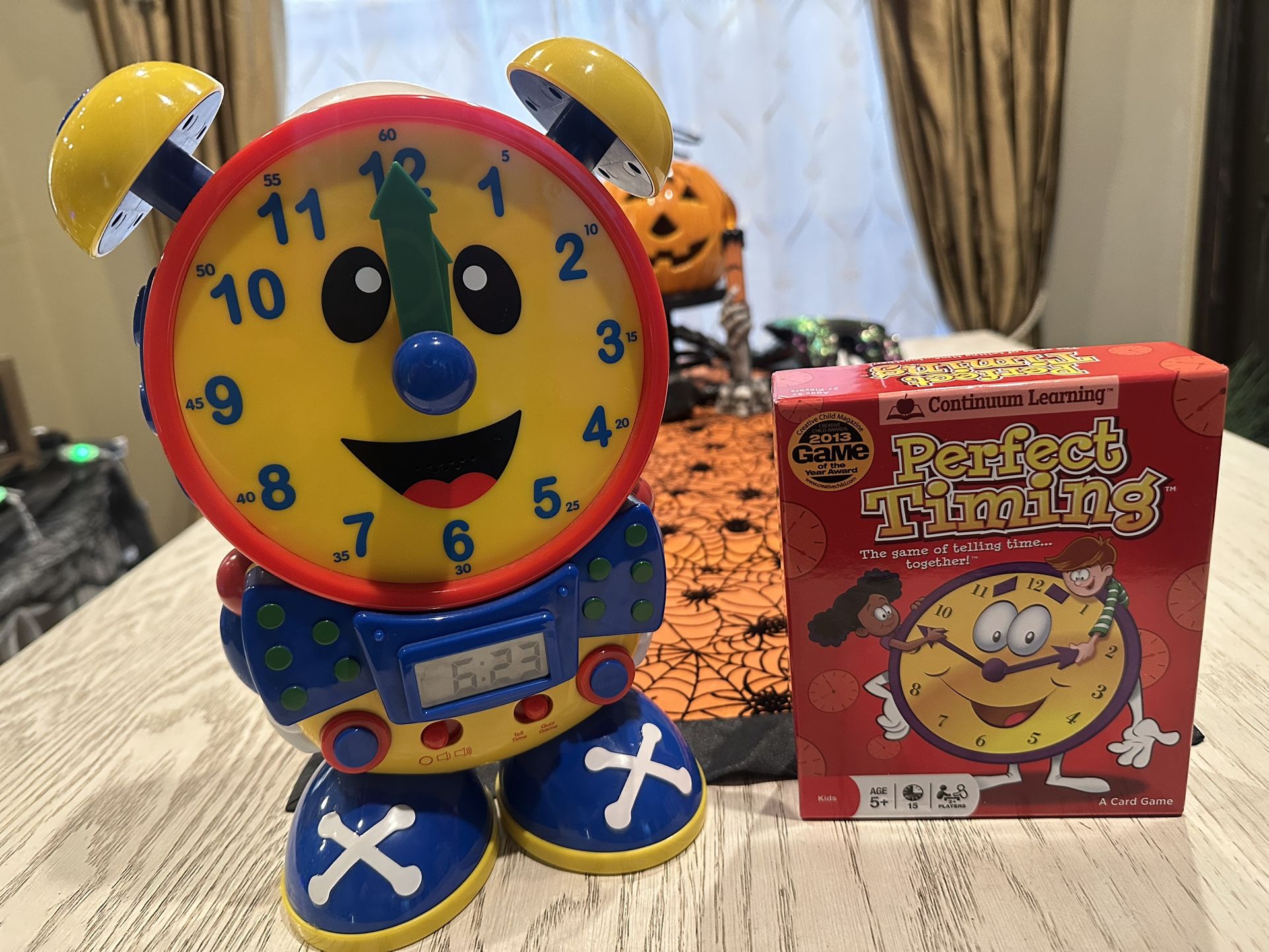 Kids Learning Clock + Perfect Timing Game – Learn to Tell Time ⏰✨