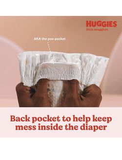 Baby Diapers Size 3 (16-28 lbs), 156ct, Huggies Little Snugglers Thumbnail