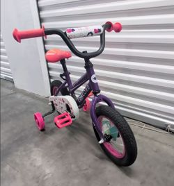 Concord 12" Kids' Bike w/ training wheels -- PURPLE