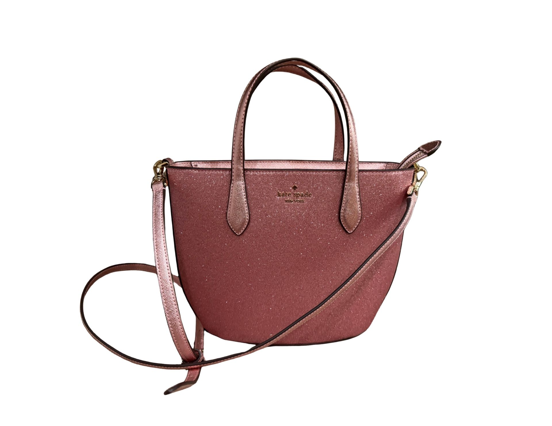 Kate Spade Pink Glitter Satchel Purse
