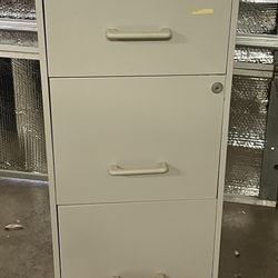 Metal File Cabinet 4 Drawer Beige