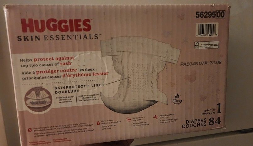 Huggies Size 1 84 Count Diapers