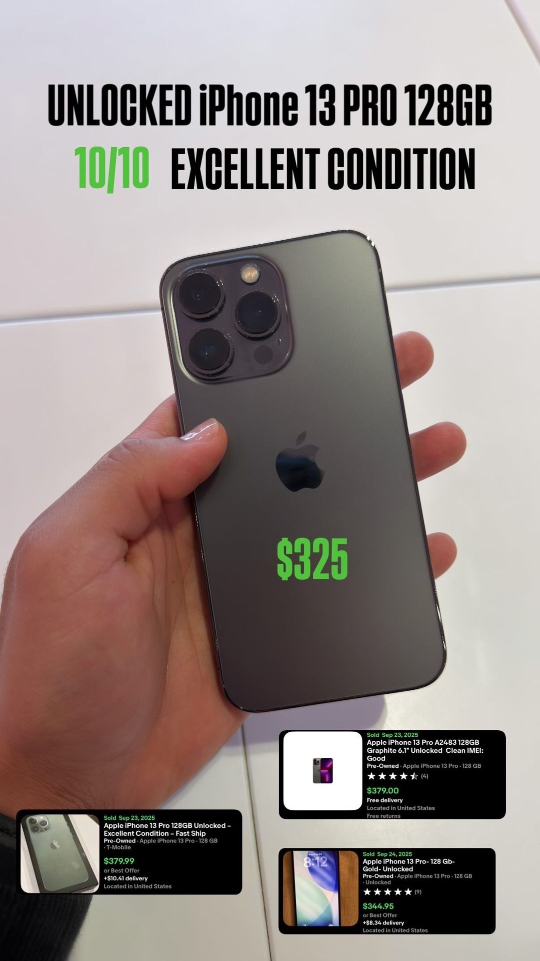 UNLOCKED iPhone 13 PRO 128GB 