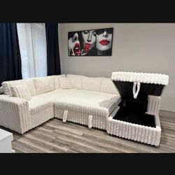 Sleeper Bed Sectional Sofa New Finance Available 