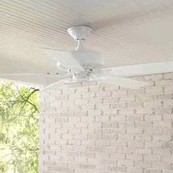 Brand New Hampton Bay  Outdoor/ Indoor 52 White Ceiling Fan