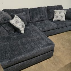 New Plush Sectional