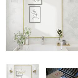 Large Bathroom Mirror- Brand New