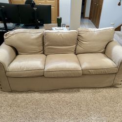 Couch With Removable Slip Covers 