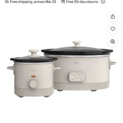 Slow Cooker Set 2qt and 6qt  Bella