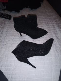 Gianni Bini Rhinestone Booties Heels