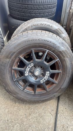 4 after market rims with tires